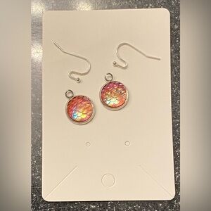 NEW DIY Silver Mermaid dangle earrings. FINAL